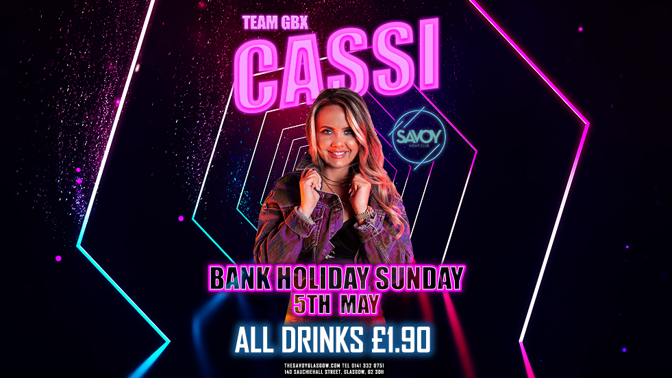 Cassi Bank Holiday Savoy Sunday