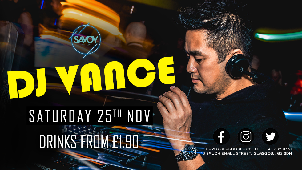 DJ Vance 25th November