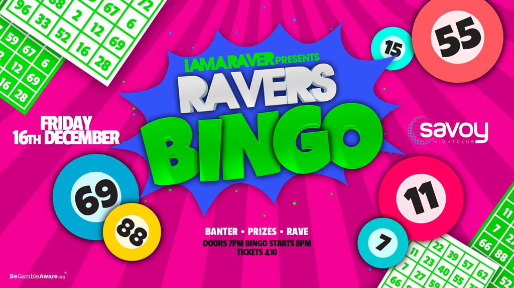  Ravers Bingo December 2022